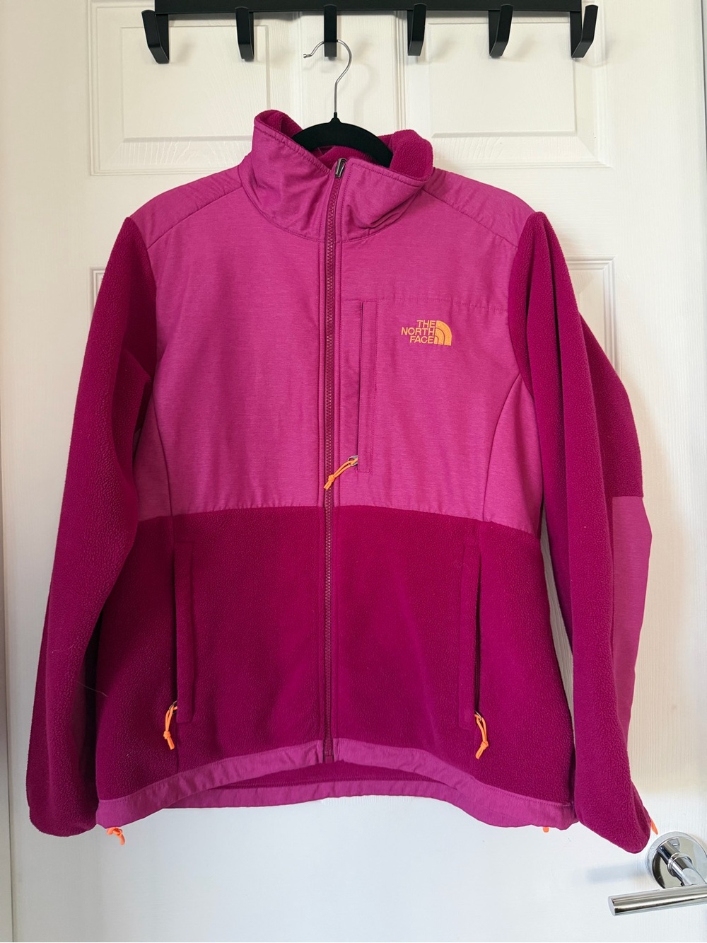 The North Face Two-Tone Pink & Fuchsia Fleece Jacket